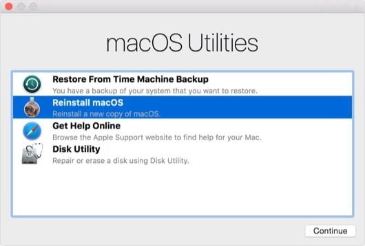 Come reinstallare macOS originario in un Mac 1 reinstallare macOS