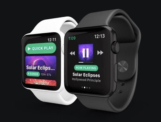 Spotify potrebbe arrivare nell'Apple Watch mediante Snowy 1 Snowy