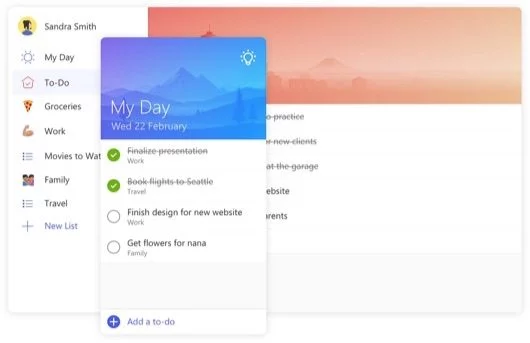 To-Do, l'app di Microsoft 1 To-Do Microsoft