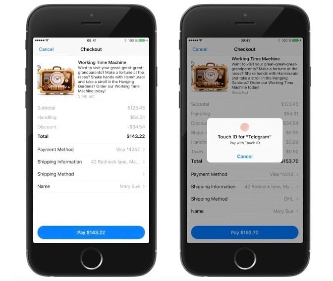 Apple Pay Telegram