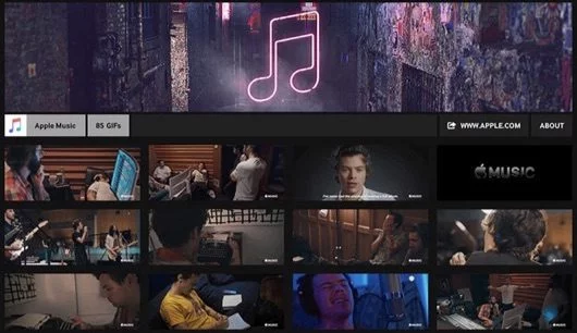 Apple Music sbarca su Giphy con 85 GIF animate 1 Giphy Apple Music