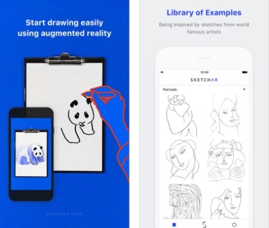 SketchAR, l'app che ti insegna a disegnare con la realtà aumentata 1 SketchAR