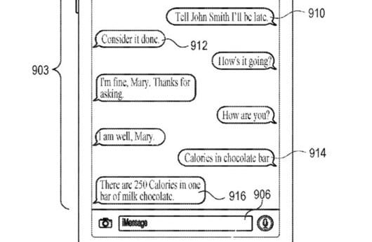 brevetto Siri iMessage