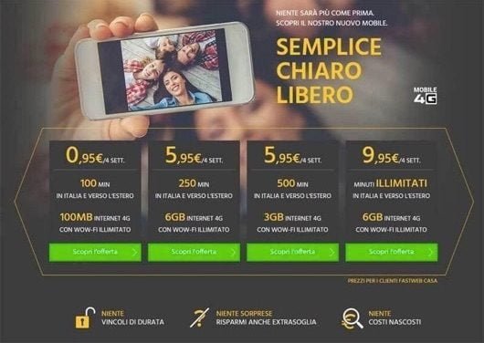 Fastweb rinnova le offerte mobili 1 fastweb 05.17