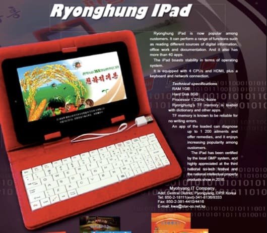 iPad Corea Nord