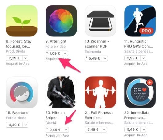 Sono arrivati i nuovi prezzi nell'App Store 1 prezzi App Store 2017