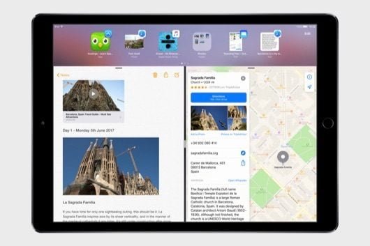 iOS 11: come Apple potrebbe migliorare lo split screen in un concept 1 slit screen concept
