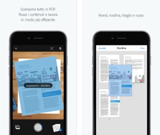 Adobe Scan, l'app per scansionare documenti con l'iPhone e trasformarli in PDF 1 Adobe Scan