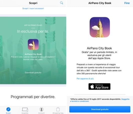 Apple regala l'app AirPano City Book, ecco come scaricarla 1 AirPano City Book