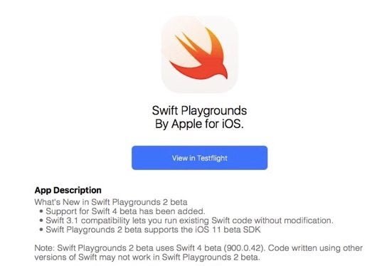 Swift Playgrounds 2