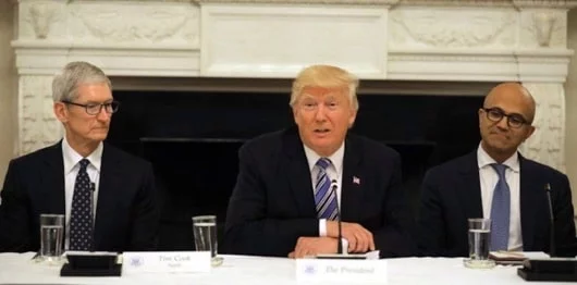 Tim Cook Trump