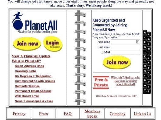 PlanetAll, il social network di Amazon nato prima di Facebook 1 PlanetAll