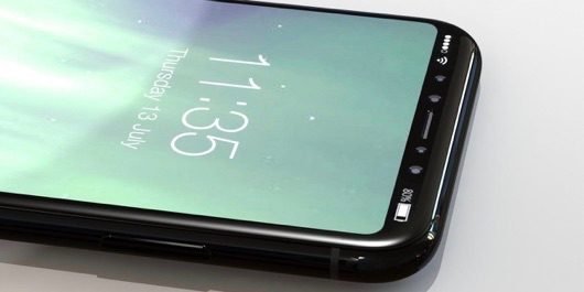 iPhone 8: la status bar potrebbe apparire accanto ai sensori 1 iPhone 8