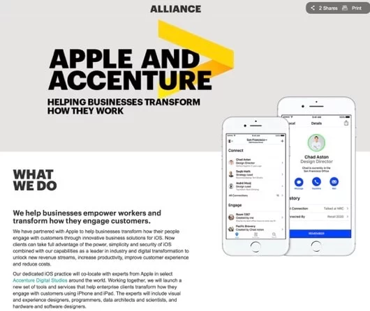 Apple e Accenture
