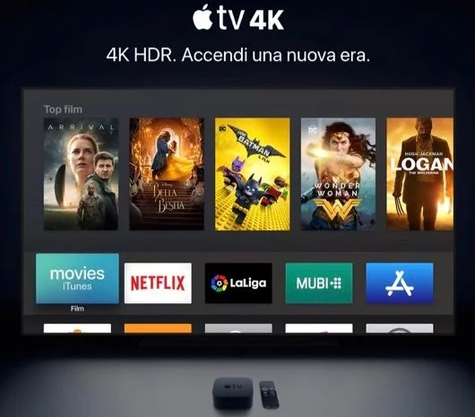 Come fare screenshot dalla TV con Apple TV 1 Apple TV 4K