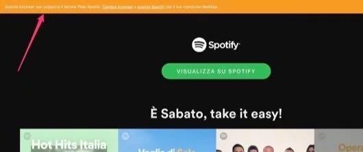 Spotify elimina la compatibilità con Safari 1 Spotify Safari