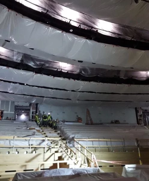 Lo Steve Jobs Theater allo stato attuale dei lavori 2 Steve Jobs Theater