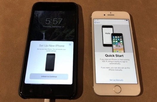 iPhone impostazione iniziale