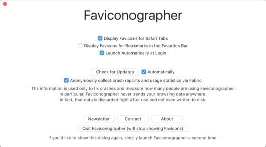 Faviconographer, l'app per Mac che inserisce le favicon in ogni tab di Safari 1 Faviconographer