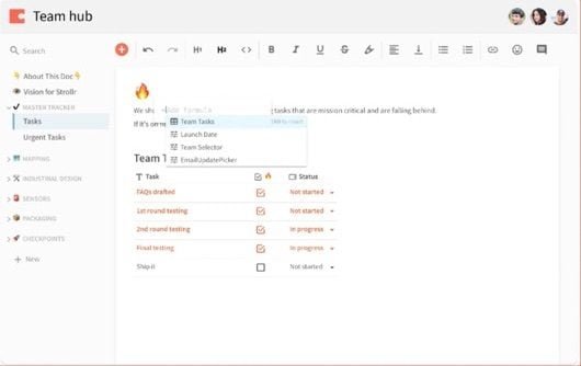 Coda, il servizio che mira a rivoluzionare Office 1 Coda