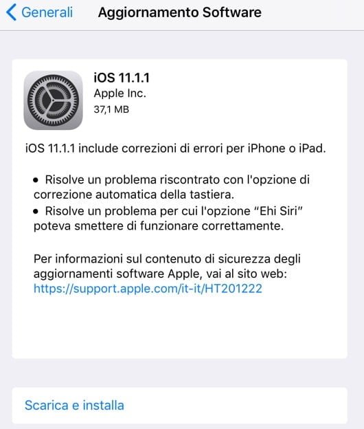 iOS 11.1.1