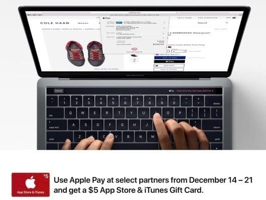 Apple Pay: Apple regala 5 $ se si paga nei negozi convenzionati, ma solo negli USA 1 Apple Pay Natale