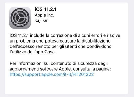 iOS 11.2.1