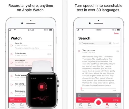 Just Press Record, l'app che registra l'audio e lo trascrive 1 Just Press Record