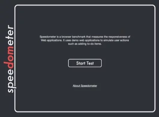 Speedometer 2.0, il nuovo strumento di Apple per testare le web app 1 Speedometer 2.0