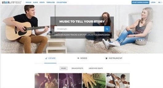 StockUnlimited Audio Library