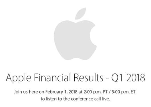 q1 18 AAPL