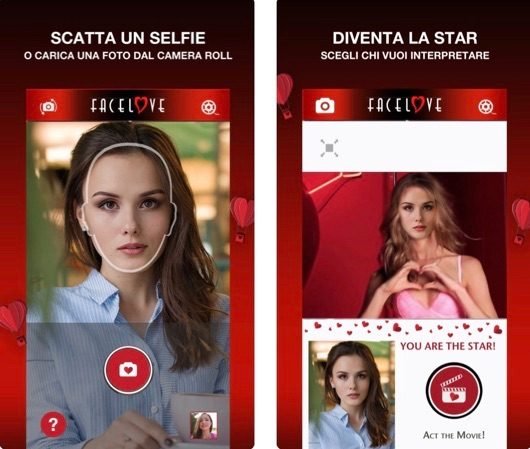 FaceLove, l'app per girare video dediche per San Valentino 1 FaceLove