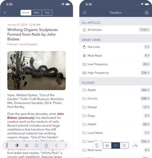 Fiery Feeds, un'ottima app per leggere i feed RSS in iOS 1 Fiery Feeds