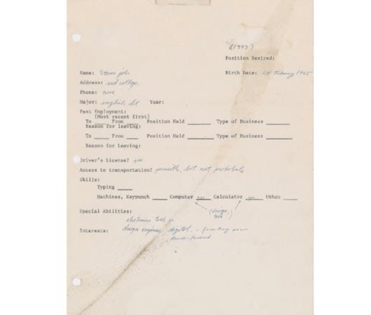 Steve Jobs curriculum