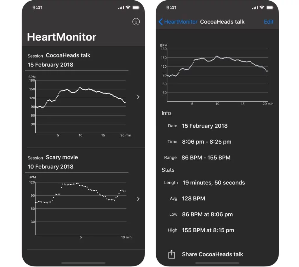 Heart Monitor e l'iPhone ti misura i battiti 1 HeartMonitor