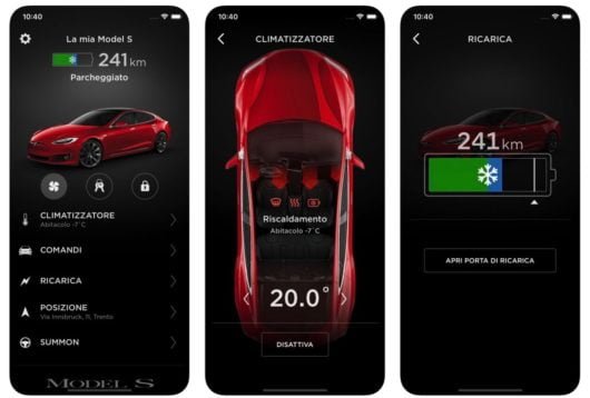Le Tesla ora possono essere gestite a voce con Siri 1 Tesla App
