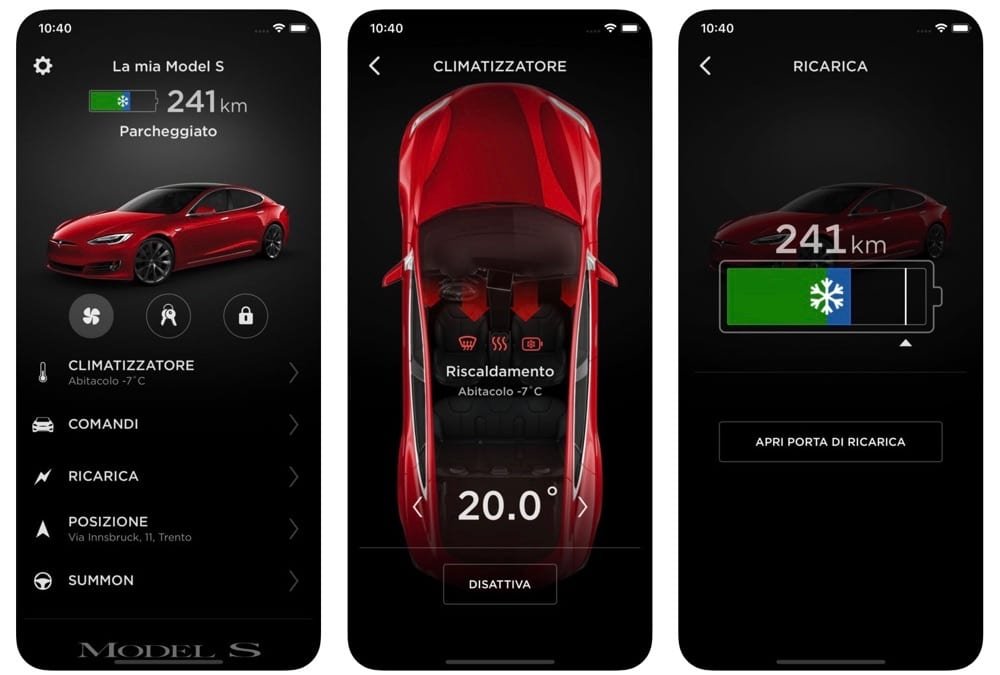 Le Tesla ora possono essere gestite a voce con Siri 3 Tesla App