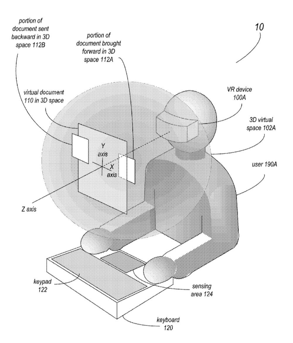 brevetto schermo fluttuante