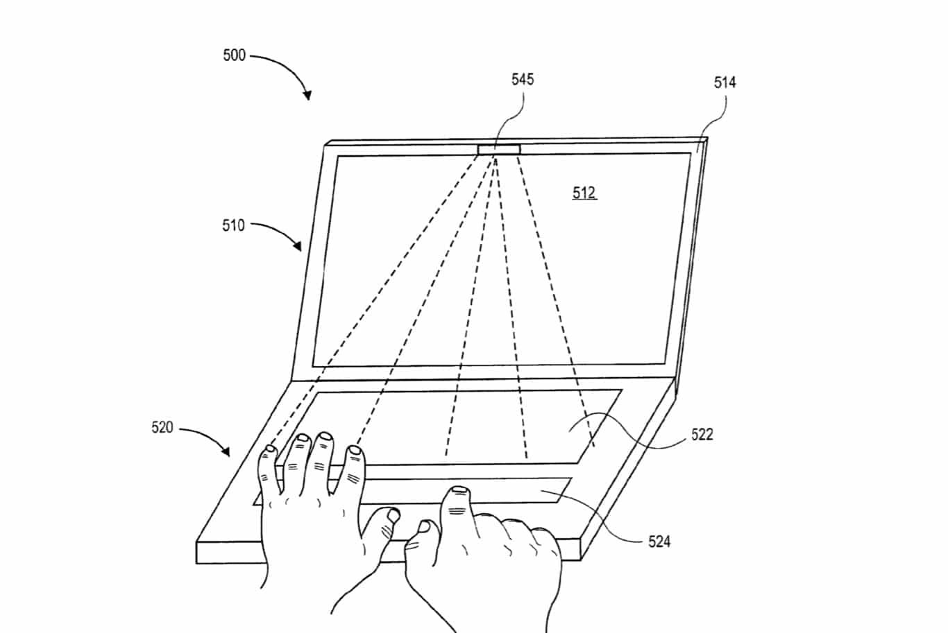 brevetto trackpad virtuale