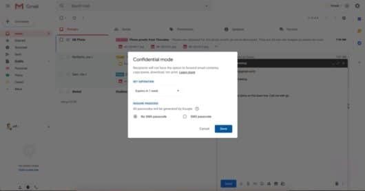 Gmail avrà la funzione Confidenziale per le email 1 Gmail Confidencial