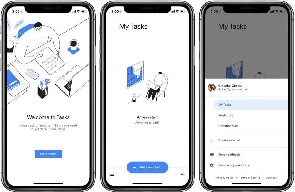 Google Tasks ottimizzato per iPhone 1 Google Tasks