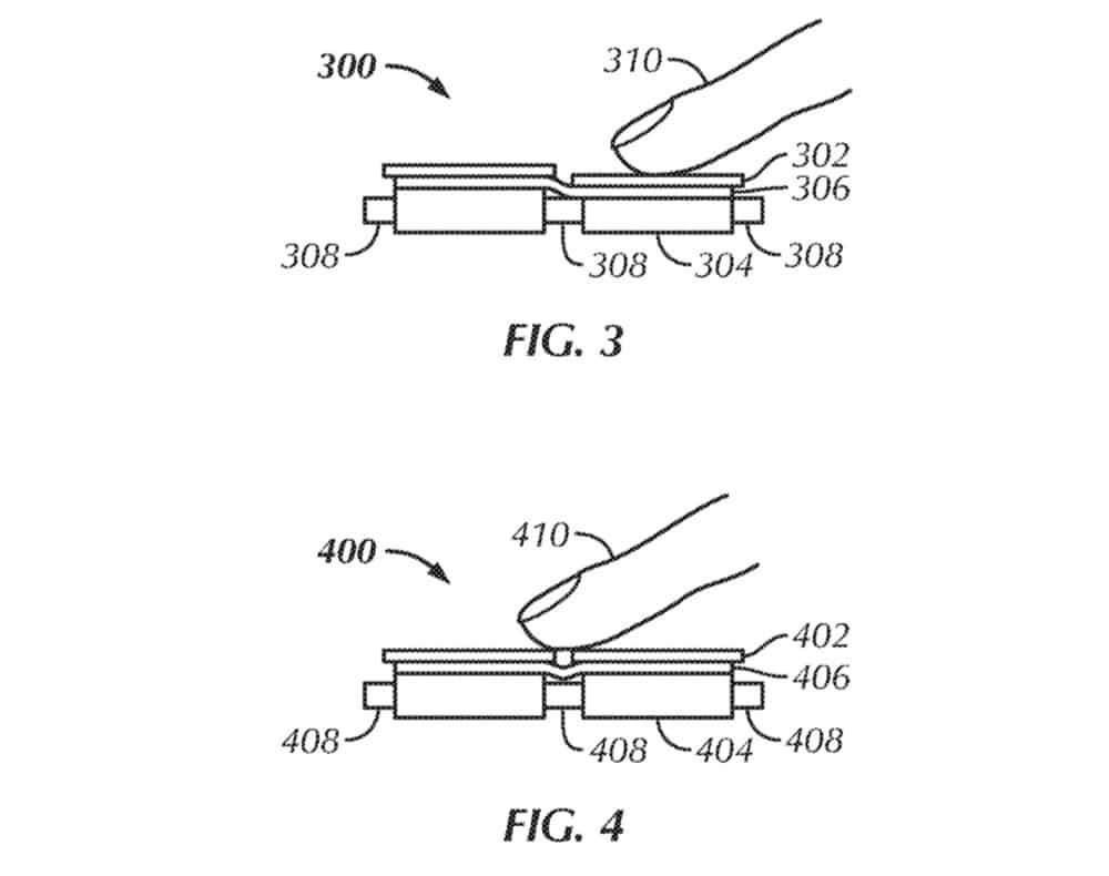 brevetto tastiera trackpad
