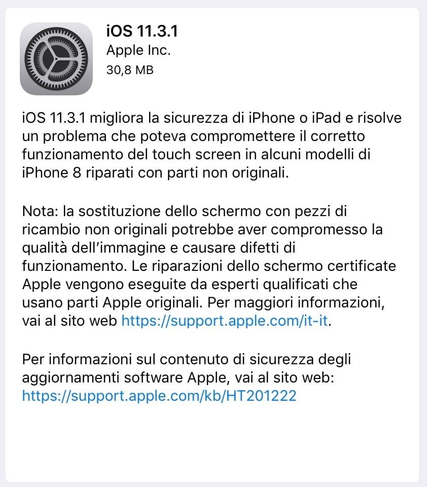 iOS 11.3.1
