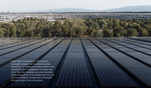 Apple ed ecologia: arriva il report del 2018 1 pannelli Apple Park