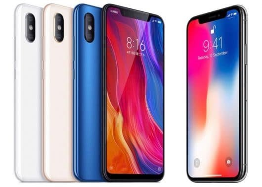 Xiaomi Mi 8, la copia spudorata dell'iPhone X 1 Xiaomi Mi 8