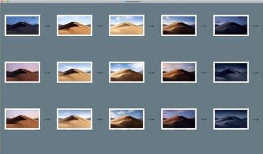 Come avere lo sfondo Mojave che cambia in base all'ora 1 Mojave sfondo