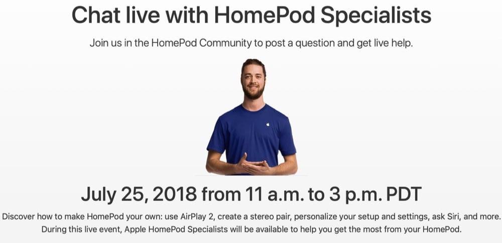 HomePod evento