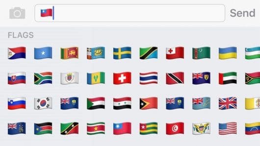 Apple nasconde l'emoji con la bandiera di Taiwan in Cina 1 emoji Taiwan