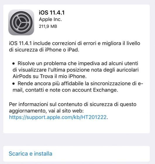 iOS 11.4.1