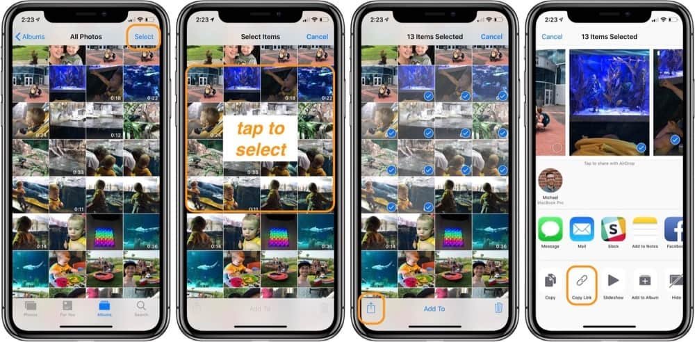 iOS 12 foto link